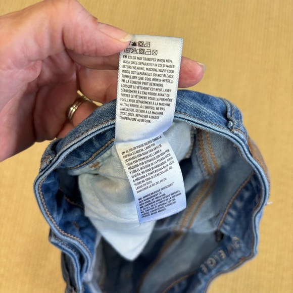 American Eagle Sz 10 Short Jeggings Bundle(2) Distressed Next Level Stretch - Picture 14 of 16